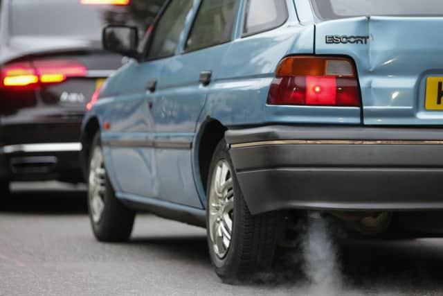 Leaving an engine running while the car is stationary is technically an offence, although very few councils enforce it.