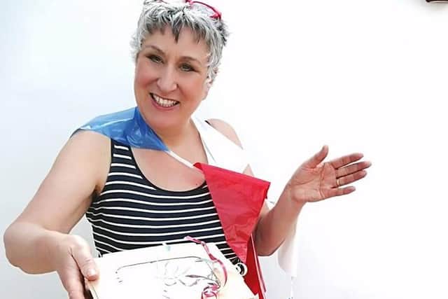 Karen Wright of the 2018 Great British Bake Off was part of a team of people supplying baked goods to struggling families and people isolating during the first lockdown. Photo: One to One Development Trust.