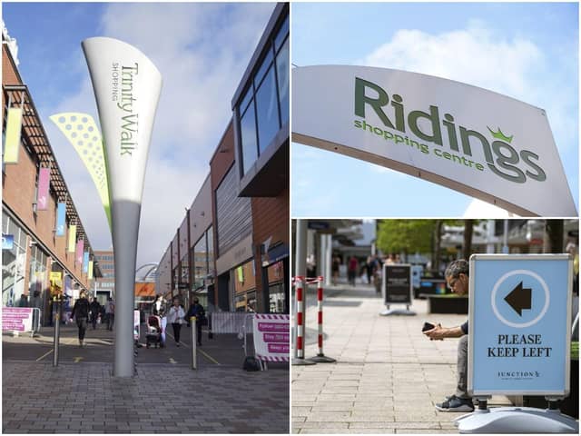 As the second national lockdown comes into effect in England, these are all the shops at Trinity Walk, The Ridings and Junction 32 shopping centres which will remain open for customers