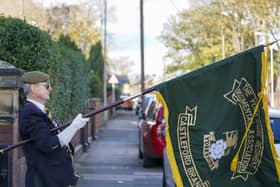Castleford veteran Geoff Cole will pay his respects from his doorstep for Remembrance Sunday.