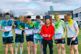 Pontefract born and Leeds Rhinos rugby league star Rob Burrow (pictured above at Carleton High School) was diagnosed with MND last year and has served as a key inspiration for the initiative