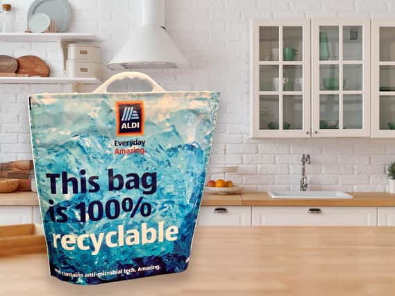 Aldi shoppers in Wakefield are among the first to be offered the supermarket’s new 100% recyclable freezer bag. Photo: Aldi