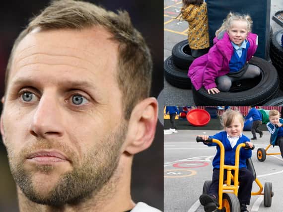 Pupils inspired by Rob Burrow to take on seven mile walk for Motor Neurone Disease charity