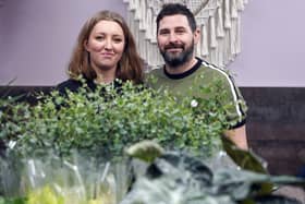 Amy Robinson and Tom Hunt from The Plant Market