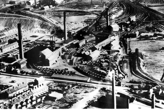 King coal: Glasshoughton Colliery and coking plant with Leeds Road in the foreground.
