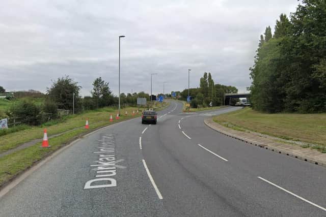 An 89-year-old man has been taken to hospital with potentially life-threatening injuries after a collision on the M1 at Wakefield. Photo: Google Maps