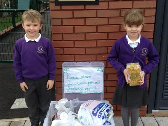 Kirkhamgate Outwood Academy have been collecting hamper items and have written cards too