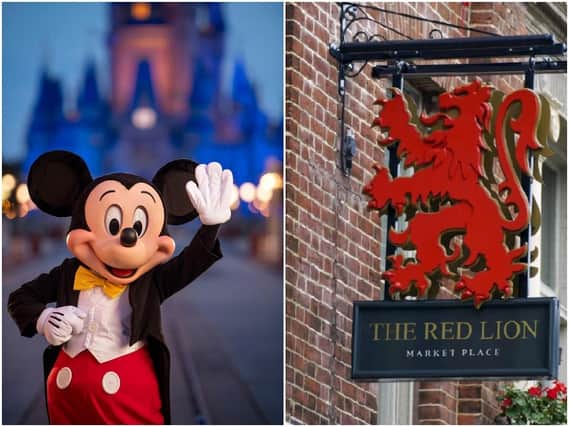 The name of the Disney cartoon character was allegedly supplied by a customer to the pub's test and trace records in July.