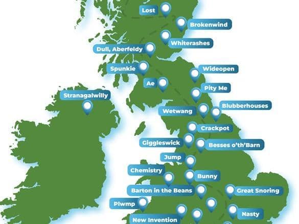 Catbrain, Nasty and Loose Bottom - the silliest place names in the UK