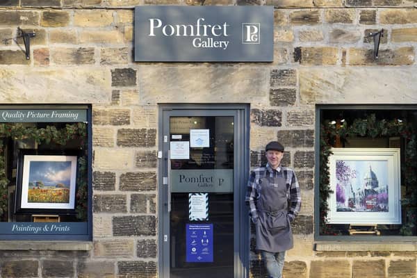 Chris Pennock at the Pomfret Gallery in Pontefract