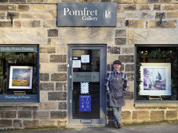 Chris Pennock at the Pomfret Gallery in Pontefract