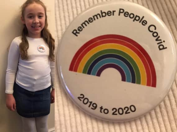 Mollie Spencer, 9, from Wrenthorpe and her badge design