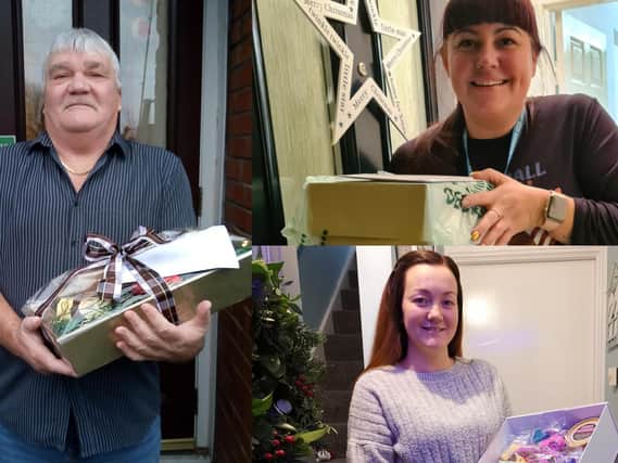 Three unsung heroes in Wakefield were given a festive treat at Christmas as a way of thanking them for their generous work in the community