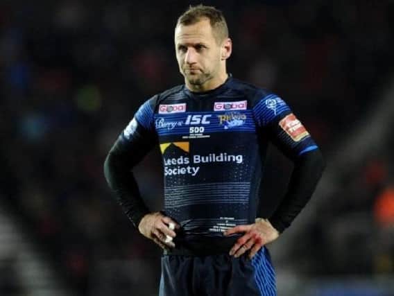 Club legend Rob Burrow has been inducted into Leeds Rhinos’ Hall of Fame.