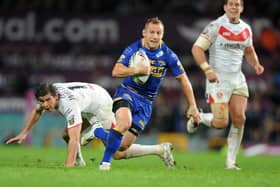 Rob in action for Leeds Rhinos.