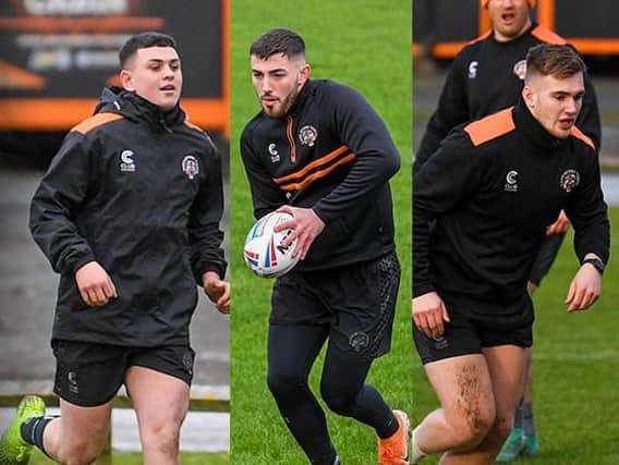 Three Castleford Tigers youth players have signed extended deals with the club. Picture: Castleford Tigers.