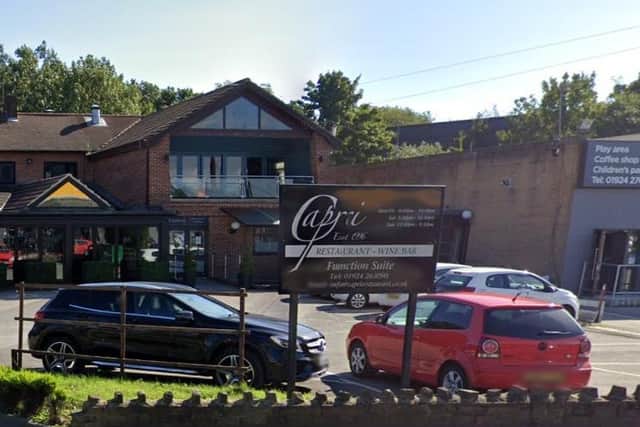 The restaurant is located on Bridge Road in Horbury.