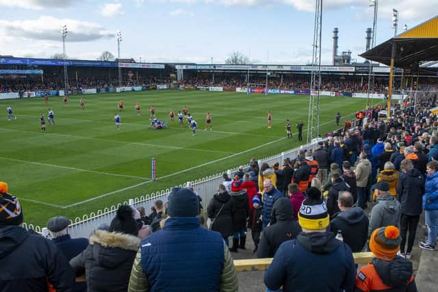 The delay means Super League will go more than a year without fans at matches, since Castleford's win over St Helens on March 15, 2020. Picture by Tony Johnson.