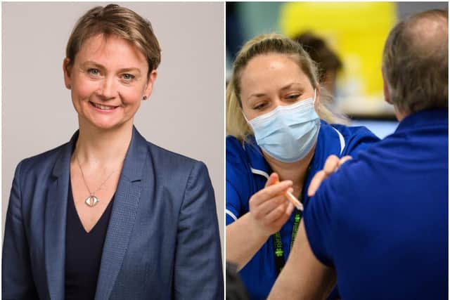 In her latest column for the Express, Yvette Cooper, MP for Normanton, Pontefract and Castleford, calls for more vaccination centres for the Five Towns and offers her thanks to frontline health workers.