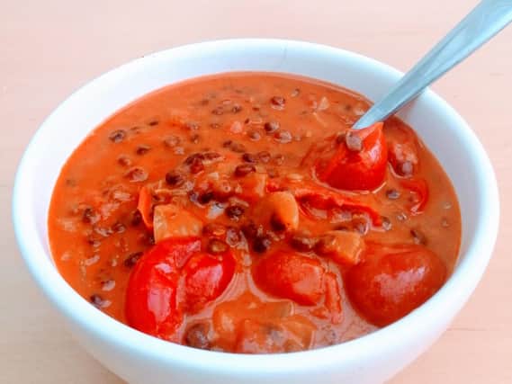 Karen Wright's curried lentil soup