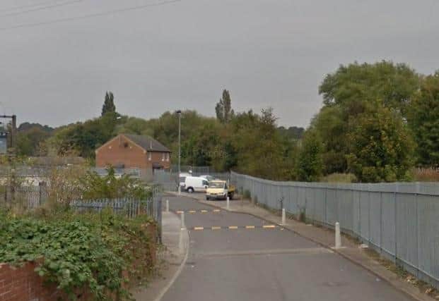 A view of Heath Common, from the edge of Doncaster Road. The site is the largest public traveller encampment in the Wakefield district.