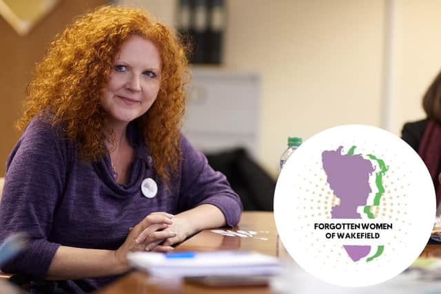 Research into Ann’s life was made possible as part of Wakefield Civic Society’s Upper Westgate Heritage Action Zone project, funded by Historic England and Wakefield Council. Pictured is founder Sarah Cobham.