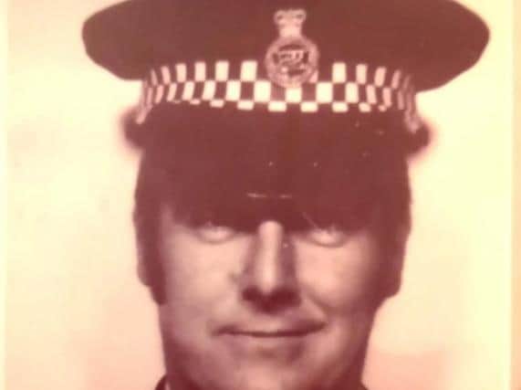 Bill Annable pictured when he was a West Yorkshire Police officer