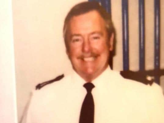 Bill Annable pictured when he was a West Yorkshire Police officer.