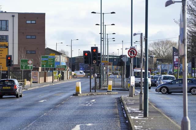 Ings Road links the south-eastern and south-western edges of Wakefield city centre.