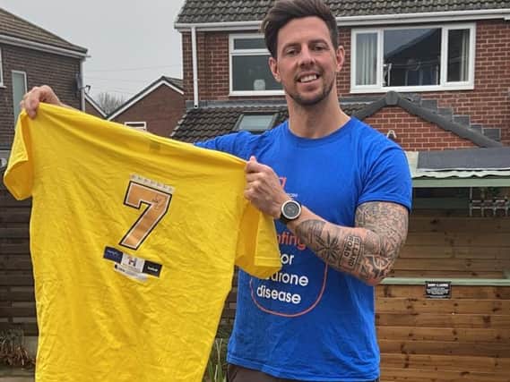 Danny will be completing the massive challenge in honour of Rob Burrows.