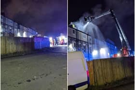 Fire crews and police were rushed to a fire at the former Stoneleigh Hotel on Doncaster Road, Wakefield.