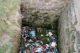 This photo of litter at Sandal Castle was posted on Facebook by Wendy Carter-Firth.