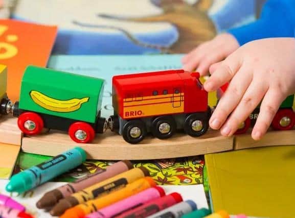 One in seven two year olds in Wakefield were behind on developing key life skills last year, figures suggest.
