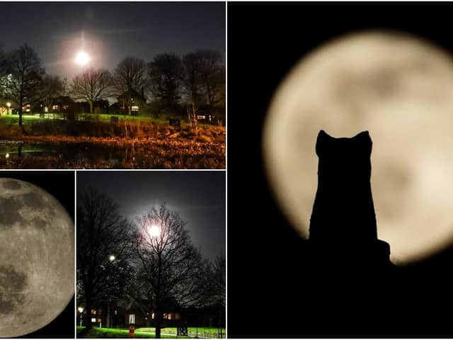 The Snow Moon was spotted at the weekend and captured by many photographers, including these stunning images from Sue Billcliffe.