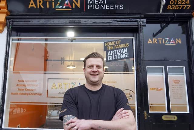 Mark Freeman's butchers, Artizan, will be opening in Wakefield this Saturday.