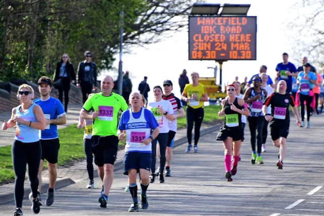 Wakefield Hospice's annual 10k run and 1k mini run have been cancelled for the second year in a row, amid concerns about the Covid-19 pandemic. Pictured is the 10k in 2019.