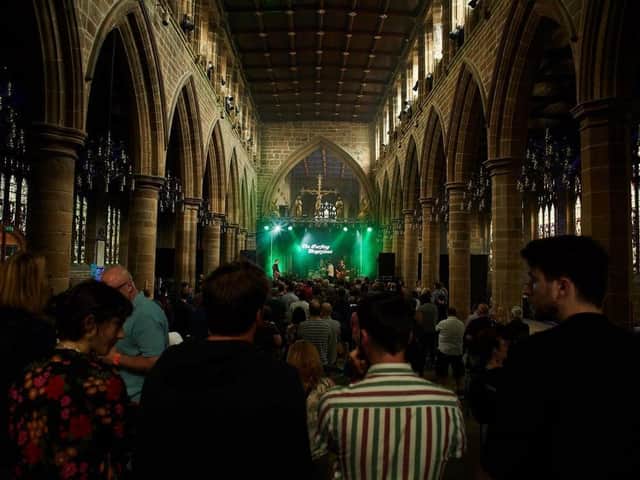 Long Division gig at Wakefield Cathedral