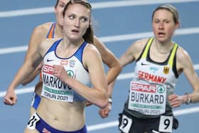 Amy-Eloise Markovc bossed her heat. Pic: Alexander Hassenstein/Getty Images for European Athletics