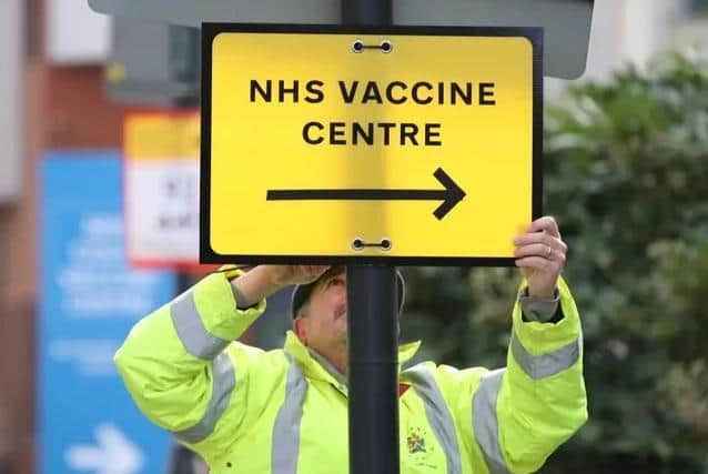 More than two in five people in Wakefield have received their first dose of a Covid-19 vaccine, figures reveal.
