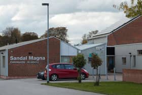 Sandal Magna Community Academy on Belle Vue Road in Wakefield.