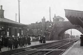 Horbury and Ossett station around 1900