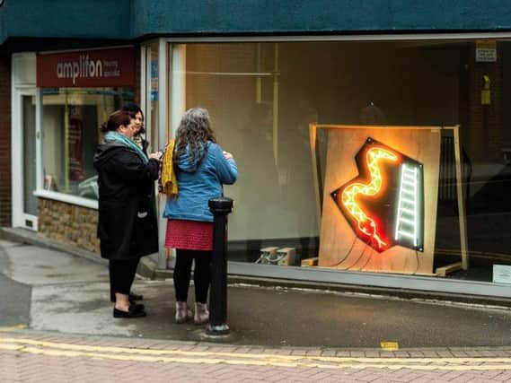 Artwalk Wakefield is taking over shop windows and showcasing the creative works of local artists, poets and musicians to brighten up your daily walk