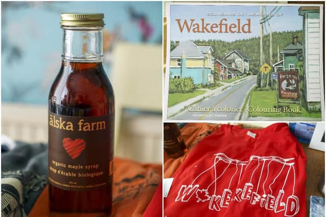 After a few weeks, locals in the other Wakefield began organising a care package of local items to send to Sue, to show her what she was missing out on. Among the items included were a local colouring book, a shirt and, of course, a bottle of maple syrup.
