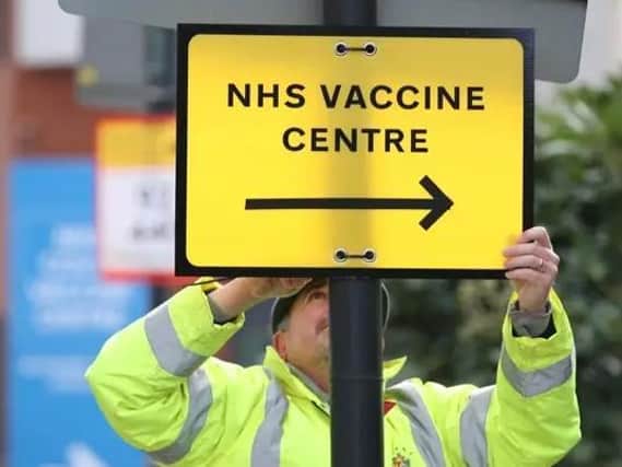 More than half of people in Wakefield have received their first dose of a Covid-19 vaccine, figures reveal.