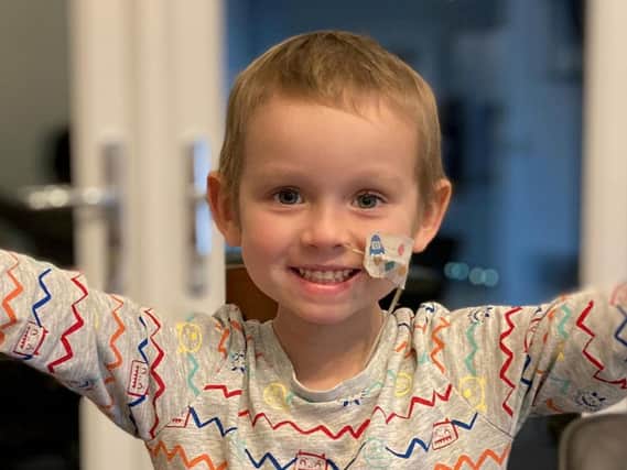 The family of Oliver Stephenson, five, say they fell like they have 'won the lottery' as the youngster can now start pioneering £210,000 treatment to prevent it from returning.