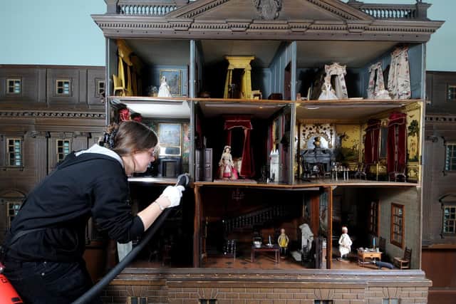 One of the UKs rarest dolls houses is the centrepiece of a new exhibition at the country house that inspired its creation.