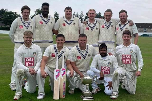 The Ossett team that won the Division One championship in the 2021 Bradford League season.