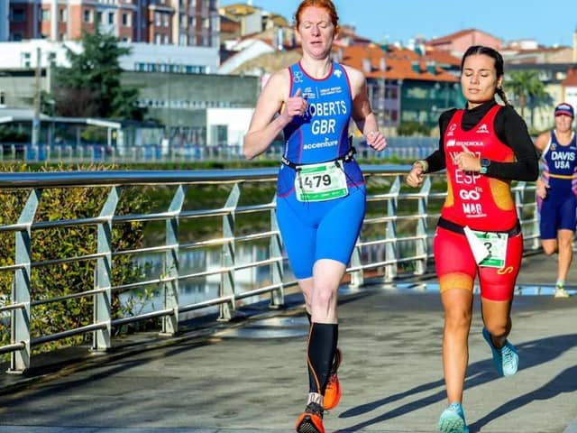 Paragon vet nurse Katie Roberts finished in the top 10 in her age group at the Duathlon World Championships in Spain.