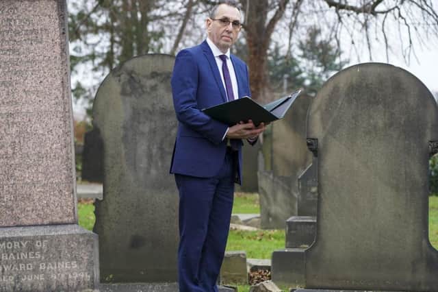 Coun Byford is a qualified celebrant, meaning he can conduct funerals.