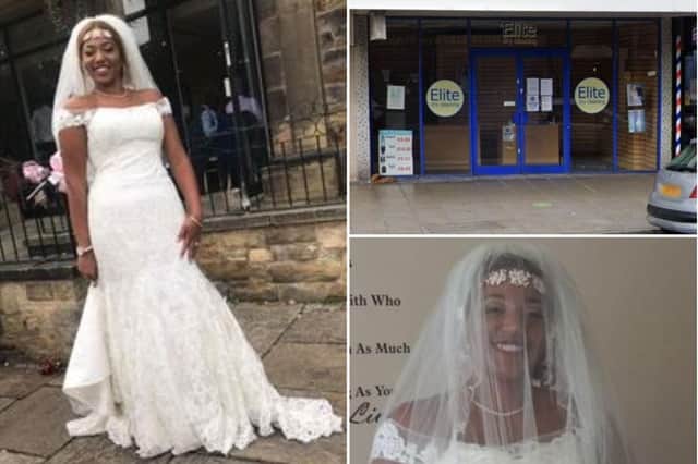 Hayley Walker is wanting to fid out what happened to her wedding dress which was taken to Elite dry cleaners in Wakefield.